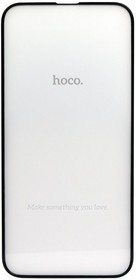 Фото 1/2 Защитное стекло HOCO A12 Plus Nano для Apple iPhone 13 Pro Max, 3D, черная рамка, глянцевое, 0.3мм