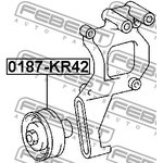 Ролик натяжной TOYOTA LAND CRUISER 100 0187-KR42