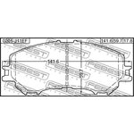 0201-J11EF, Колодки тормозные передние комплект