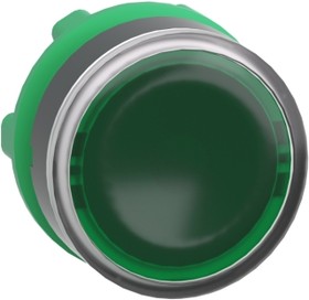 ZB5AW333, Переключатель, кнопочный, 1, 22мм, зеленый, IP66, Кнопка, плоская
