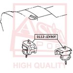 0112-JZX90F, Опора двигателя передняя