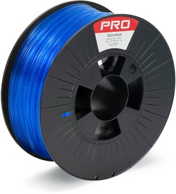 Фото 1/3 1.75mm Translucent Blue PET-G 3D Printer Filament, 1kg