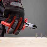 17594, Бокорезы Econom, 160 мм, шлифованные, пластмассовые рукоятки