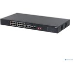 Коммутатор Dahua DH-S3218-16ET-135 (L2) 16x100Мбит/с 2x1Гбит/с 2SFP 135W управляемый