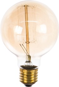 Фото 1/5 Лампа накаливания Vintage. Форма шар IL-V-G80-60/GOLDEN/E27 VW01 UL-00000478