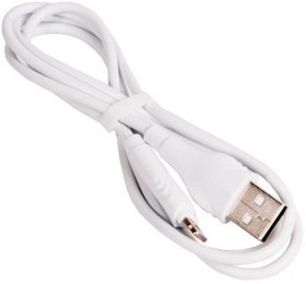 Фото 1/2 (6931474700421) кабель USB BOROFONE BX18 для Lightning, 2.4A, длина 1м, белый