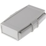 CHH662BGY, 66 Series Grey ABS Handheld Enclosure, Integral Battery Compartment ...