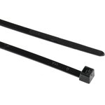 111-06000 T50LL-PA66W-BK, Cable Tie, 445mm x 4.6 mm, Black Polyamide 6.6 (PA66) ...