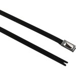 111-00289 MBT8SFC-SP/SS316-BK, Cable Tie, Roller Ball, 201mm x 4.6 mm ...
