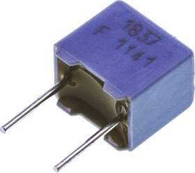 MKP1837322011, MKP 1837 Polypropylene Film Capacitor, 63 V ac, 100 V dc, ±1%, 22nF, Through Hole