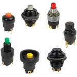 P7-371242, Pushbutton Switches Low-Level Mil Sldr 5A SPST-DB, SPDT-DB