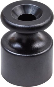 изолятор для наружного монтажа, пластик, цвет черный (10 шт/уп) B1-551-23-10