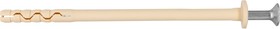Фото 1/3 Дюбель-гвоздь нейлоновый, pdg f, с грибовидным бортиком, 8x120 мм, 40 шт. 89417