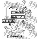 0220-062, 0220-062_опора шаровая!\ Nissan Patrol Y62 10