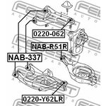 0220-062, 0220-062_опора шаровая!\ Nissan Patrol Y62 10