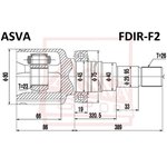 FDIR-F2, ШРУС внутренний правый 23x40x26