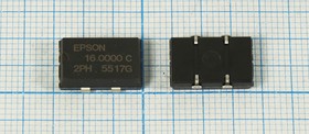 Генератор кварцевый 16МГц 5В,HCMOS в корпусе SMD 14x9.8мм,аналог [SG-615]; №TRI гк 16000 \\SMD14098P4\CM\ 5В\SG-8002JA-PHC\