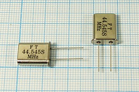 Фото 1/5 Резонатор кварцевый 44.545МГц в корпусе HC49U, без нагрузки; 44545 \HC49U\S\ 10\ /-40~85C\U[FT]\3Г (FT44.545S)