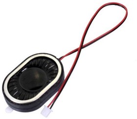 CES-30207-158L120-67, Speakers & Transducers Speaker, 30 x 20mm rectangle, 7mm deep, PEN, Nd-Fe-B, w/case, 1.5W, 8?, 1700Hz, w/ wire leads