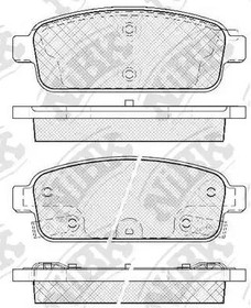 Фото 1/6 Колодки тормозные задние NIBK PN0392