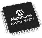 AT90USB1287-AUR, MCU 8-bit AVR RISC 128KB Flash 3.3V/5V 64-Pin TQFP T/R