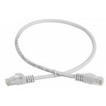 Патч-корд ITK вилка RJ-45, вилка RJ-45, кат.5E, ПВХ, 0.5м, серый [pc01-c5eu-05m-g]