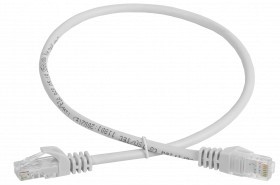 Патч-корд ITK вилка RJ-45, вилка RJ-45, кат.5E, ПВХ, 0.5м, серый [pc01-c5eu-05m-g]