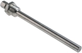 Фото 1/3 1/2 BSP Thermowell for Use with Temperature Probe, 6mm Probe, RoHS Standard