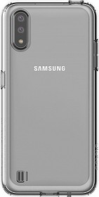 Фото 1/2 Чехол (клип-кейс) SAMSUNG araree A cover, для Samsung Galaxy A01, прозрачный [gp-fpa015kdatr]