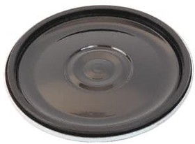 CLS0362MA-1-L152, Speakers & Transducers speaker, 36 mm round, 5 mm deep, PET, Nd-Fe-B, 500 mW, 8 ?, 550 Hz, 152 mm wire leads