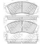 Колодки тормозные передние NIBK PN0458