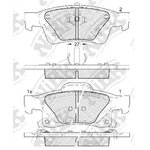 PN0834, PN0834-NIBK_колодки дисковые передние!\ Alfa Romeo Giulietta 1.8TBi 10