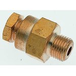 221250628, ENOTS Series Straight Threaded Adaptor, R 1/4 Male to Push In 3/8 in ...