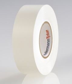 710-00156 HTAPE-FLEX15- 19x20-PVC-WH, HelaTape Flex White Electrical Tape, 19mm x 20m