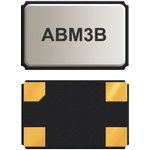 ABM3B-20.000MHZ-10-1-U-T, Crystal 20MHz ±10ppm (Tol) ±10ppm (Stability) 10pF FUND 50Ohm 4-Pin CSMD T/R