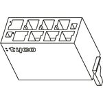 1-338095-2, Micro-MaTch Female Connector Housing, 1.27mm Pitch, 12 Way, 2 Row