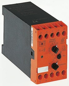 Фото 1/2 BA9053/410 AC1A/5A/10A AC230V 0-20S, Current Monitoring Relay, 1 Phase, DPDT, DIN Rail