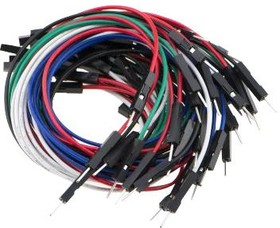 Фото 1/3 FIT0365, Jumper Wire, Female/Male, 30 Pack, For Arduino Development Boards