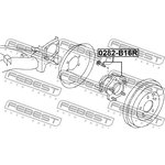 0282-B16R, Ступица колеса с интегрированным подшипником