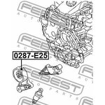 РОЛИК НАТЯЖНОЙ подходит для NISSAN PATROL(GR) Y61 1997.10-2010.03 [EL] 0287-E25