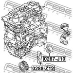 Ролик натяжной NISSAN QASHQAI J10E 2006.12-2013.12 FEBEST 0287-J10