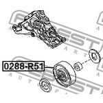 Ролик обводной NISSAN/INFINITI FEBEST 0288-R51