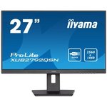 LCD IIYAMA 27" XUB2792QSN-B5 черный {IPS 2560x1440 75Hz 4ms 178/178 350cd 1000:1 10bit(8bit+FRC) HDMI1.4 DisplayPort1.2 2xUSB3.0 USB-C RJ45