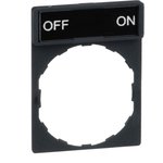 ZBY2367, Switch Hardware STD N/P HLDR MRKD OFF - ON