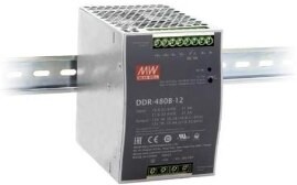 Фото 1/4 DDR-480B-24, Isolated DC/DC Converters - DIN Rail Mount 16.8-33.6Vin 24V 20A 480W DIN