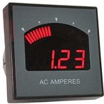 DMR35-ACA1-AC1-R, Digital Panel Meters AC Ammeter 1-3A Ranges 100-264VAC Powered ...