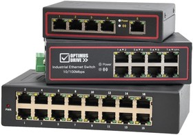 Неуправляемый коммутатор Ethernet, 5 портов, 100 Мб/с, ODS-005F, шт