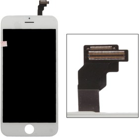(iPhone 6) Дисплей для Apple iPhone 6 в сборе с тачскрином (модуль), класс AAA, белый