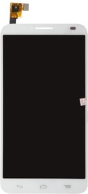 Фото 1/2 Дисплей (LCD модуль) для Alcatel Idol 2 6037Y в сборе с тачскрином (белый)
