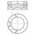 87-436700-00, Поршень dm.85.00x2.0x2.5x2.0 STD